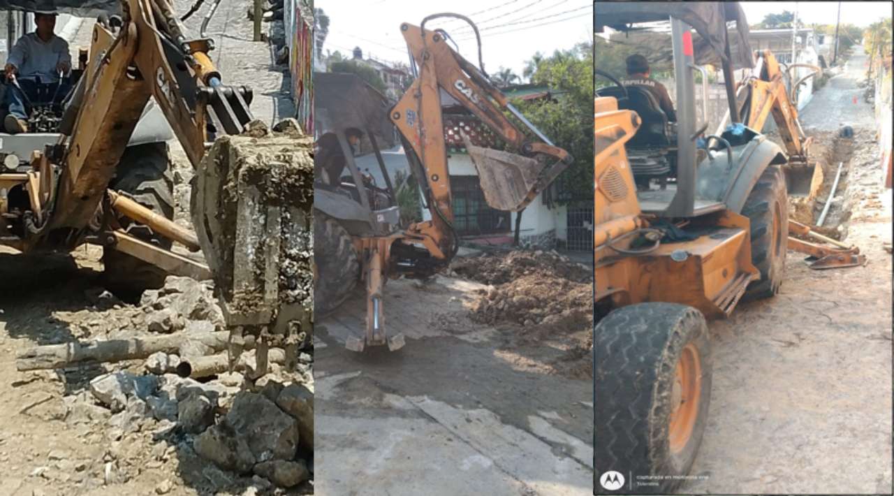 Realizan trabajos de reparación y mantenimiento en la infraestructura hidráulica de Yautepec